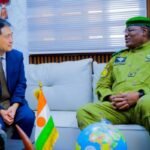 Niamey : Réception des ambassadeurs d&rsquo;Espagne et de Chine par Toumba