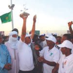 <p><strong>13ème Coupe Nationale de la Concorde à Agadez : Victoire de la région hôte</strong></p>
<p>La 13ème édition de la Coupe nationale de la Concorde de pétanque s&rsquo;est déroulée à Agadez. La région hôte a triomphé, remportant ainsi le trophée ainsi qu&rsquo;une récompense de un million de FCFA.</p>